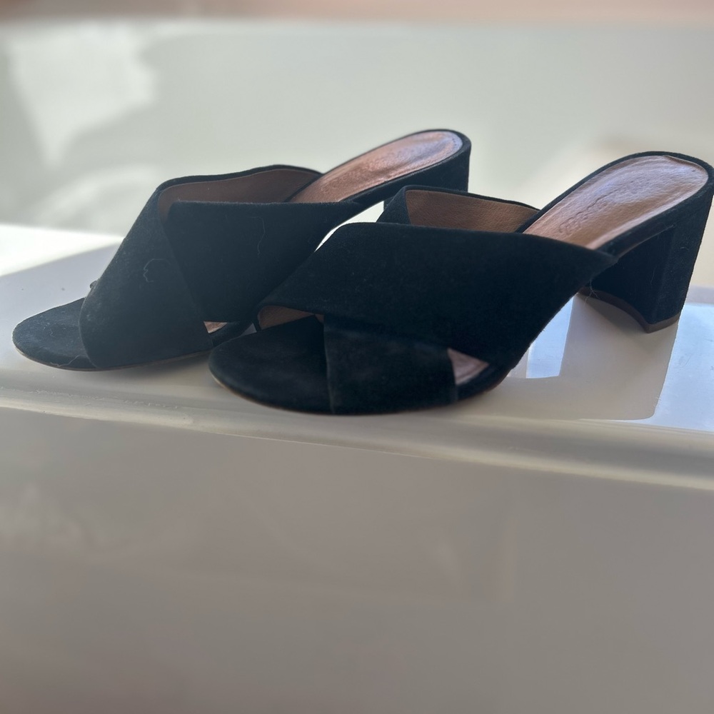 Good Condition Madewell Suede Wedge Heels